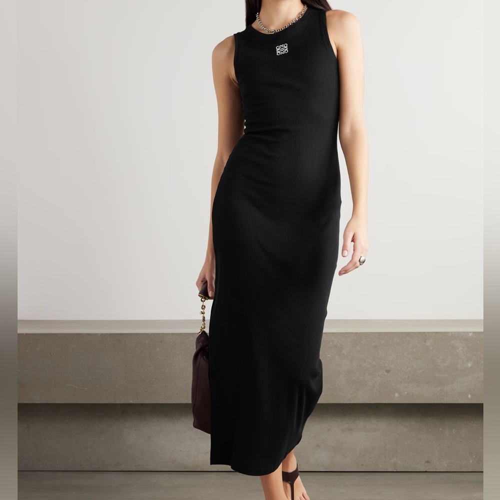Loewe Black Sleeveless Tank Dress Sz M